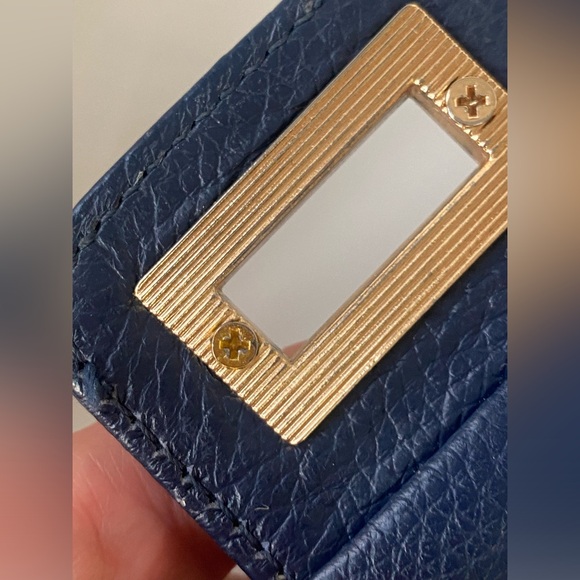 TWO Chanel style chain strap, real leather used purses, med/small - Picture 10 of 16